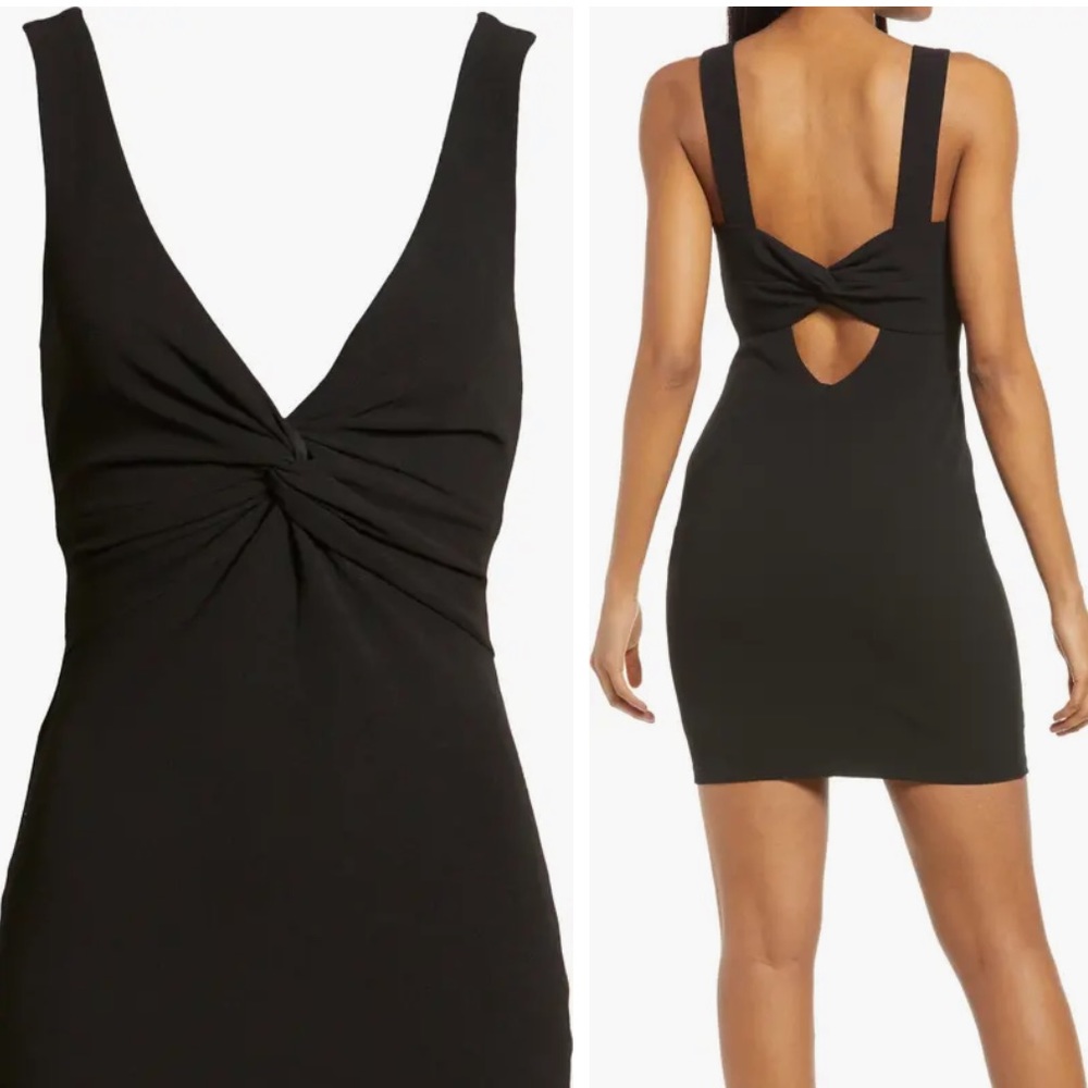 Lulus Must Be A Twist of Fate Body-Con Dress